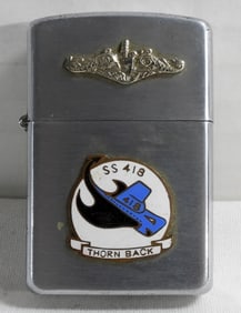 VINTAGE VULCAN USS THORN BACK LIGHTER