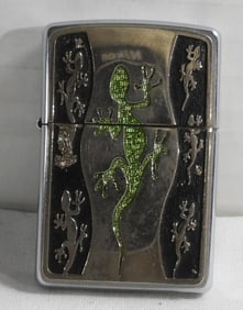 2006 GREEN LIZARD ZIPPO