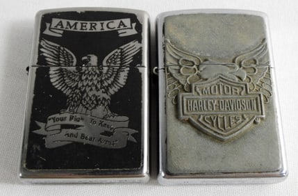 (2) ZIPPO 2003, AND 2021 LIGHTER