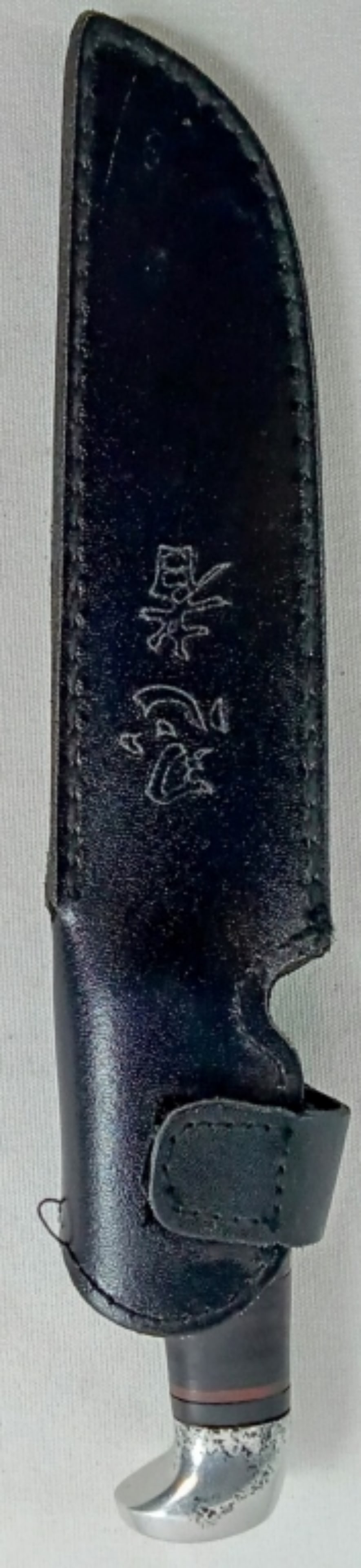 CASE XX 316-5 SSP FIXED BLADE: VINTAGE HUNTING KNIFE w/ LEATHER SHEATH USA