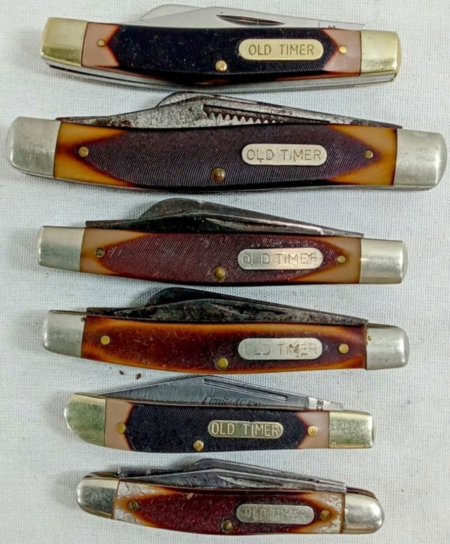(6) OLD TIMER KNIFE LOT - NICE MIX (1 of 3)