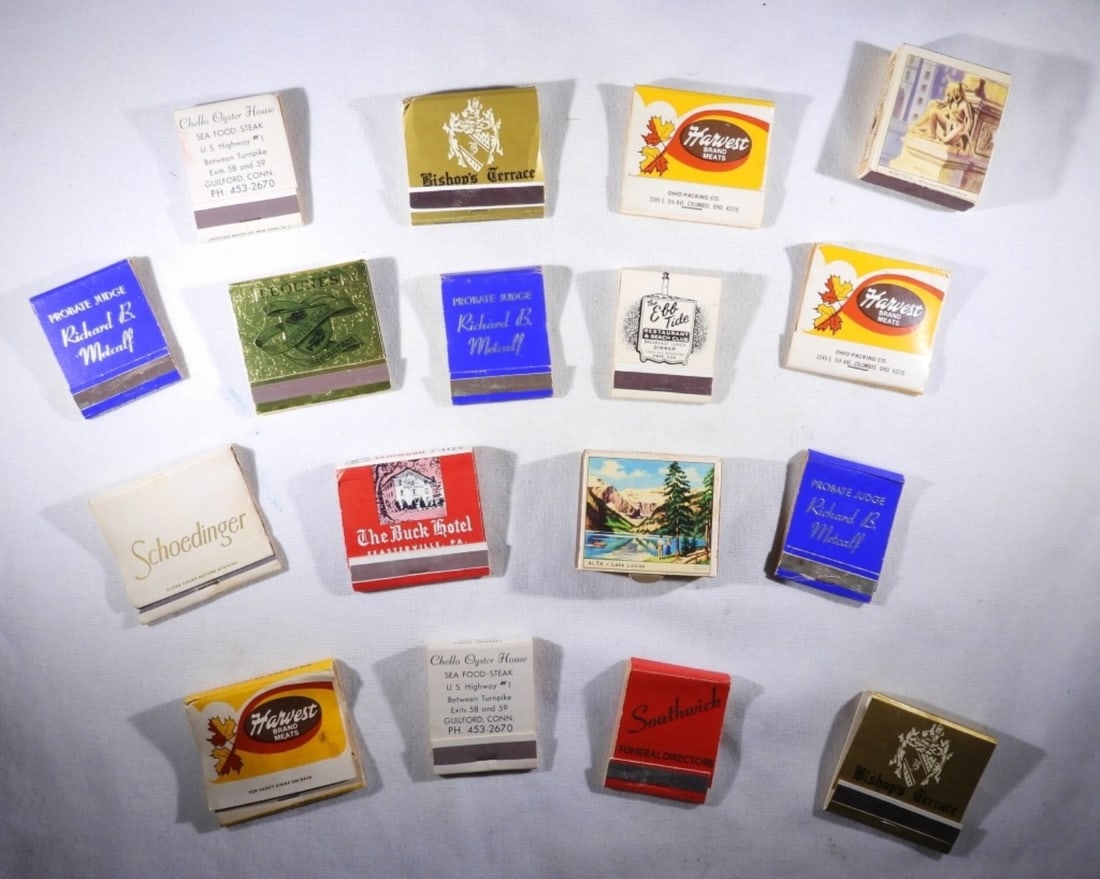 (17) VTG ADVERTISING MATCH BOOKS (1 of 2)