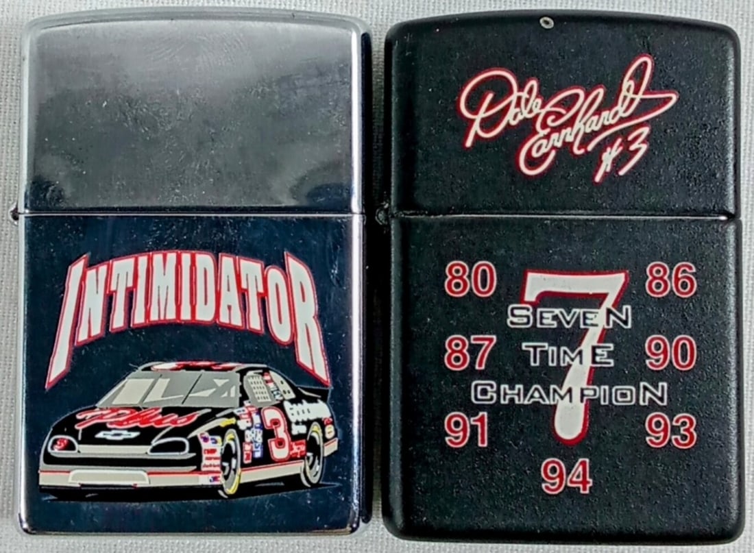 1 SEALED 1 UNFIRED  DALE EARNHARDT ZIPPOS (1 of 4)