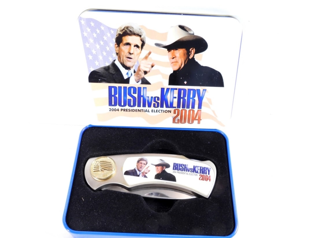 BUSH VS KERRY 2004 ELECTION KNIFE (1 of 2)