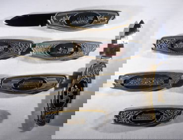 (7) FRANKLIN MINT KNIVES