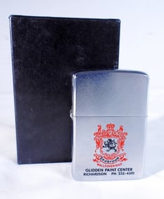 1969 UNFIRED ADVERTISING ZIPPO