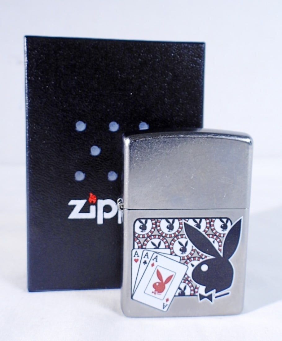 2023 SEALED PLAYBOY ACES ZIPPO (1 of 3)