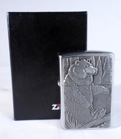 1996 ENDANGERED AMERICAN GRIZZLY ZIPPO