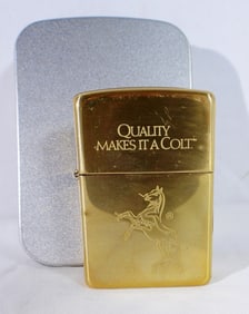 1996 SEALED QUALITY MAKES IT A COLT ZIPPO