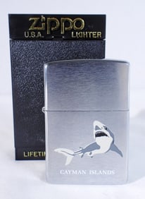 1998 UNFIRED CAYMAN ISLANDS ZIPPO