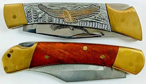 (2) LOCKBACK POCKET KNIVES