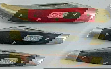 (3) BUCK SMALL POCKET KNIVES