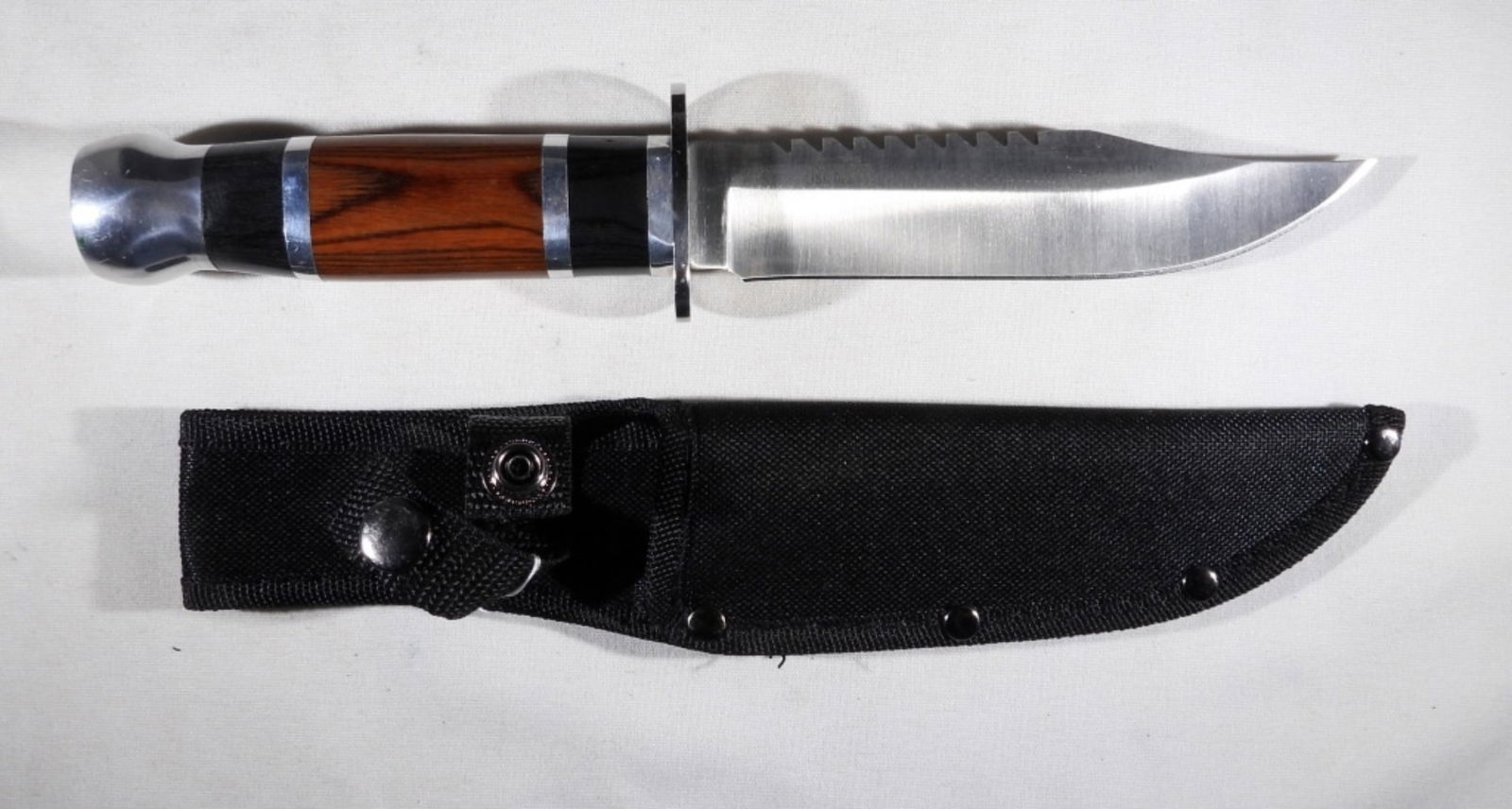 10 1/2" SURVIVOR KNIFE WITH SHEATH (1 of 2)