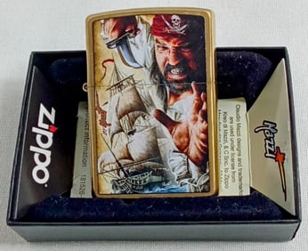 2000 MAZZI GOLD TOOTH PIRATE ZIPPO