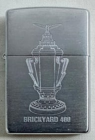 1999 UNFIRED BRICKYARD 400 ZIPPO