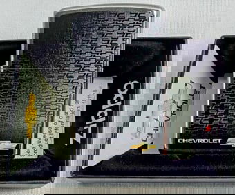 2022 UNFIRED CHEVROLET LOGO ZIPPO