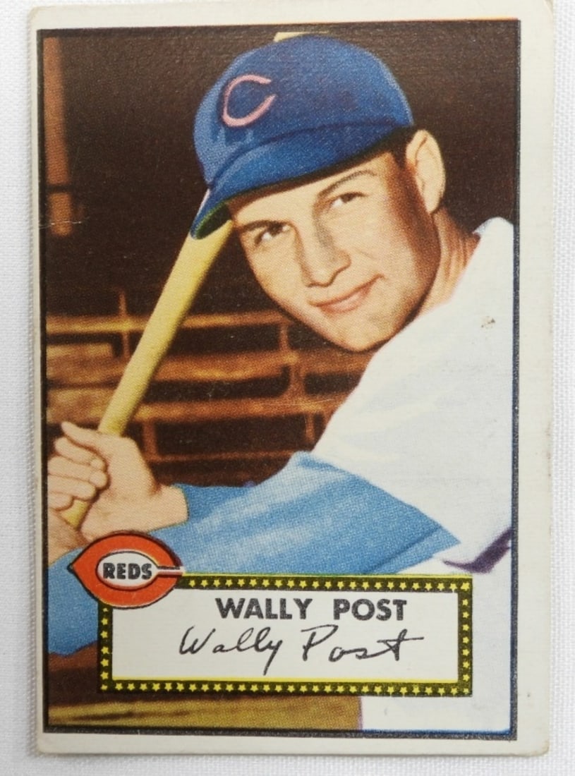 1952 TOPPS Cincinnati Reds Wally Post #151 (1 of 2)