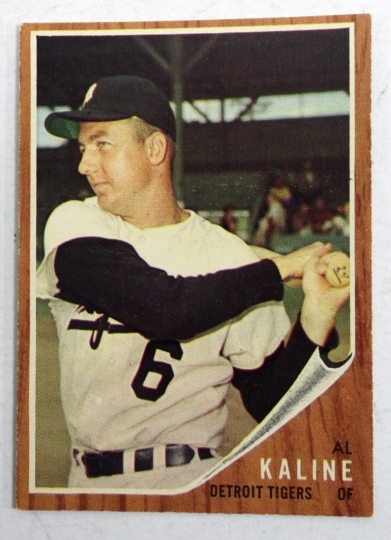 1962 TOPPS #150 Al Kaline Detroit Tigers: VG or better, #150 TOPPS 1962 Detroit Tigers