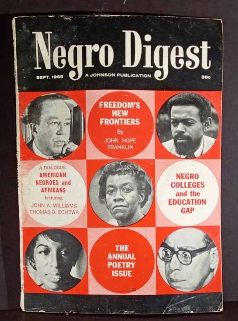 Negro Digest September 1965: A Johnson Publication Great shape