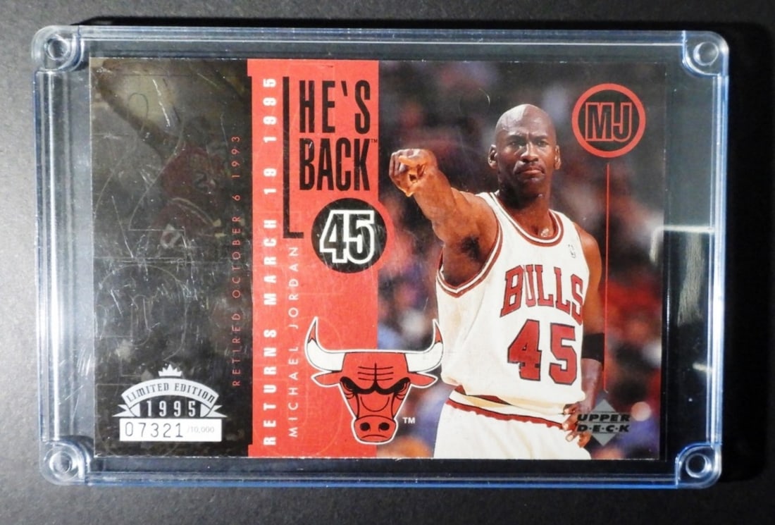 1995 Upper Deck Michael Jordan He's Back #45 (1 of 3)