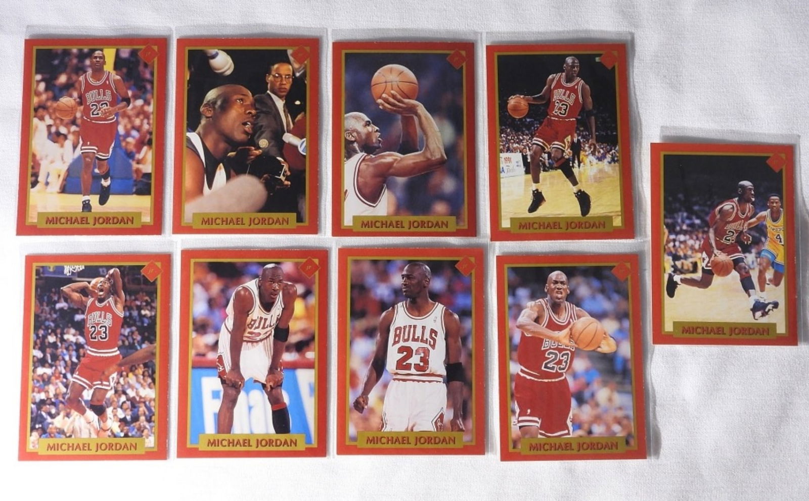 (9) Michael Jordan Stat Cards (1 of 2)