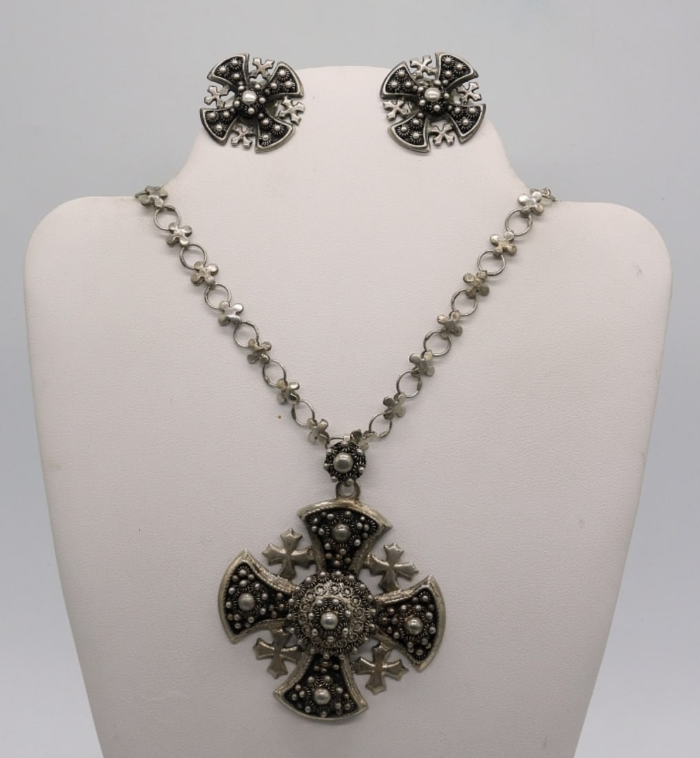 CROSS SILVER 950 NECKLACE SET (1 of 2)