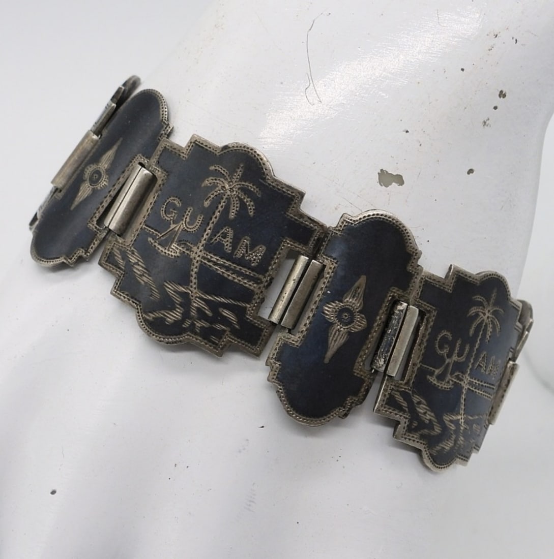 SIAM STERLING GUAM BRACELET (1 of 2)