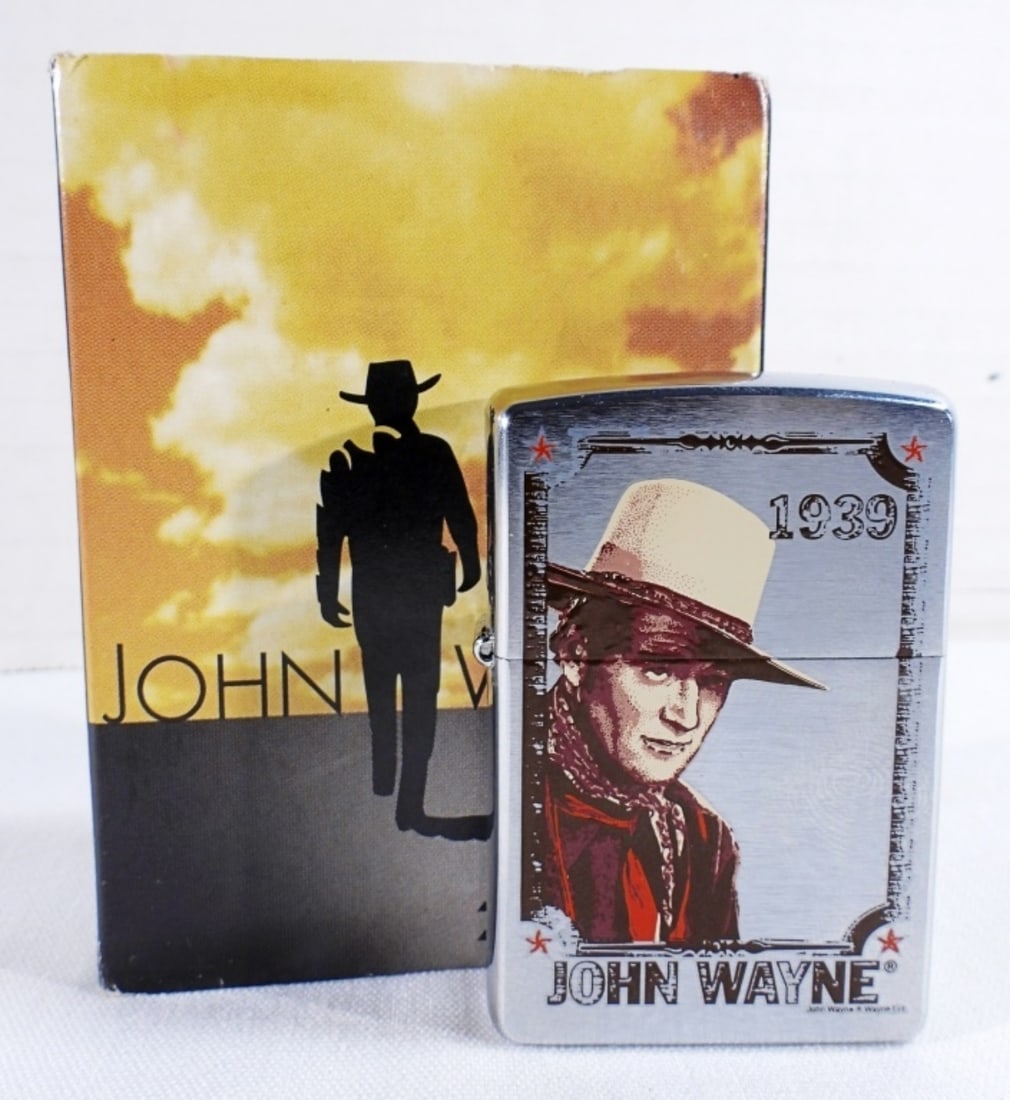 2007 Sealed Zippo John Wayne (1 of 3)
