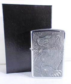 1996 Sealed Zippo Barrett Smythe Polar Bear