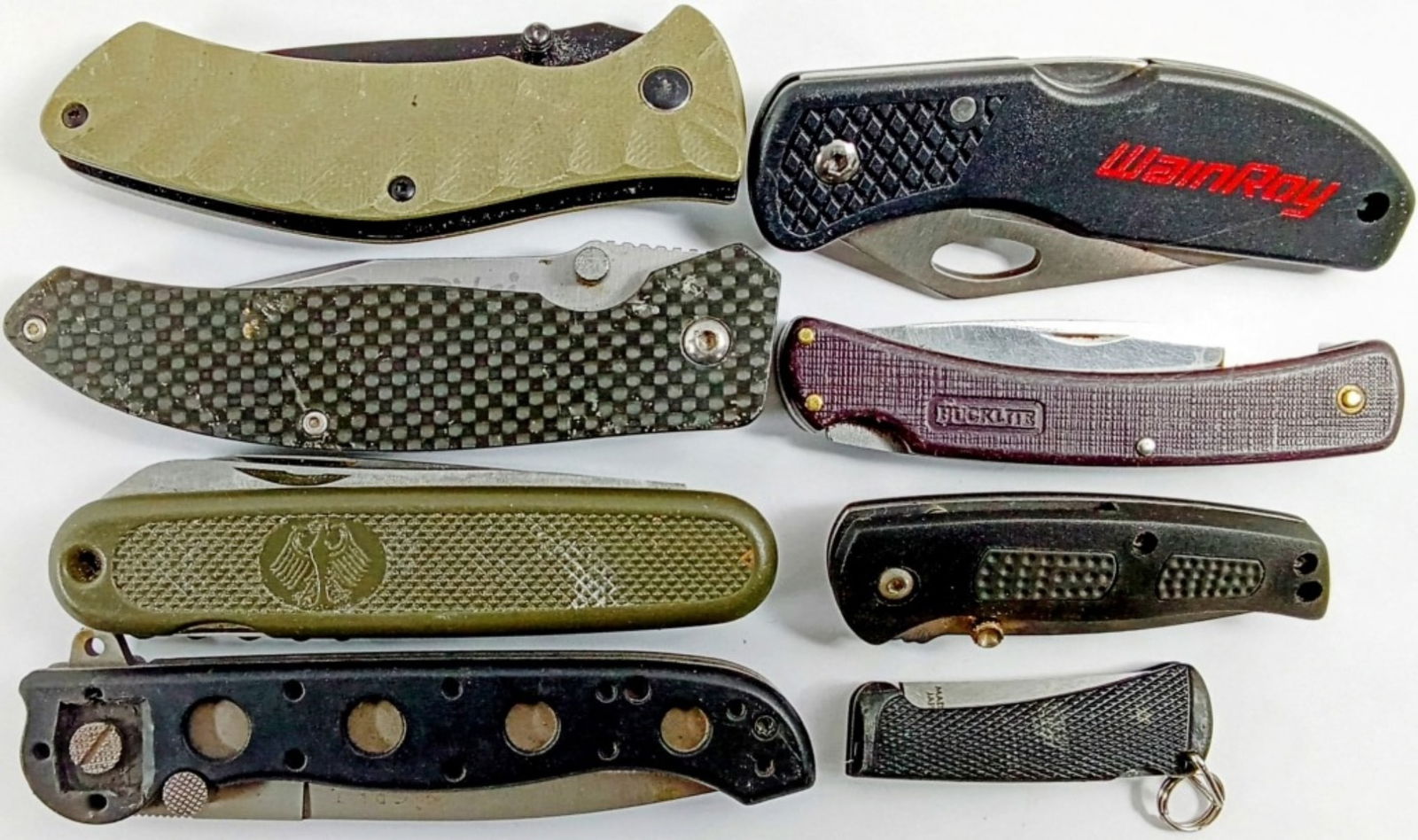 (8) Mixed Lot Plastic Handle Pocket Knives (1 of 3)
