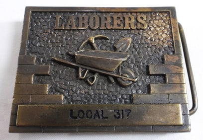 Laborers Local 317 Belt Buckle