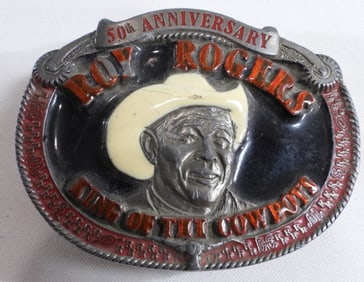 50th Anniversary Roy Rogers Belt Buckle