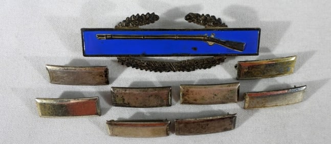 Sterling Military Pins - WWII Infantry