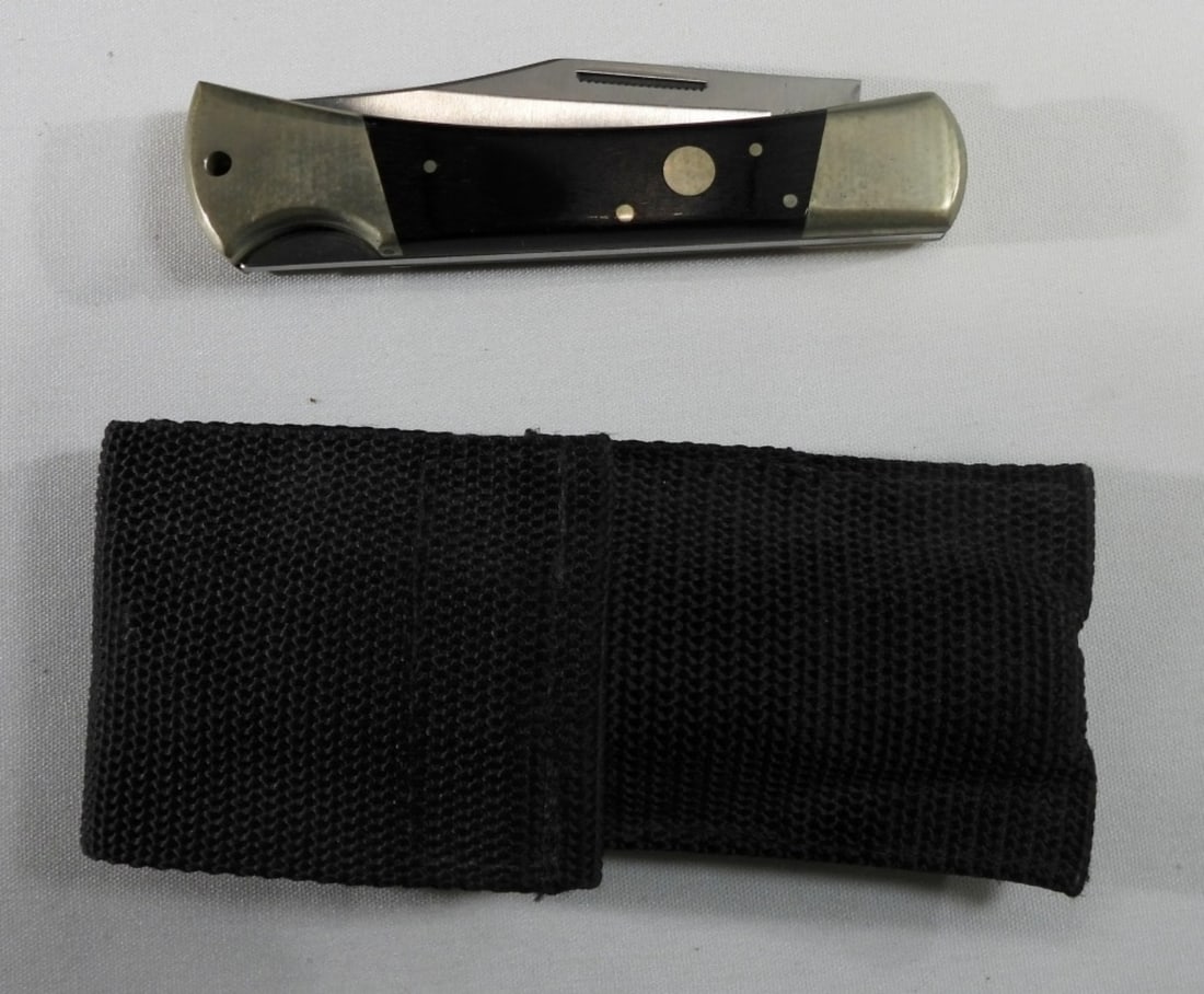 Explorer Black Claw Lock Back Knife: #11-44DE Is a Japanese-made knife that comes with a nylon sheath