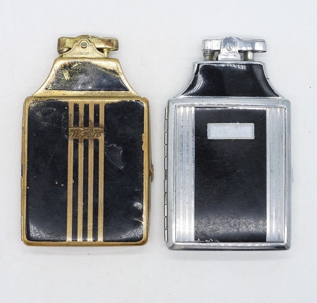 Two Ronson Lighter Cigarette Cases (1 of 3)