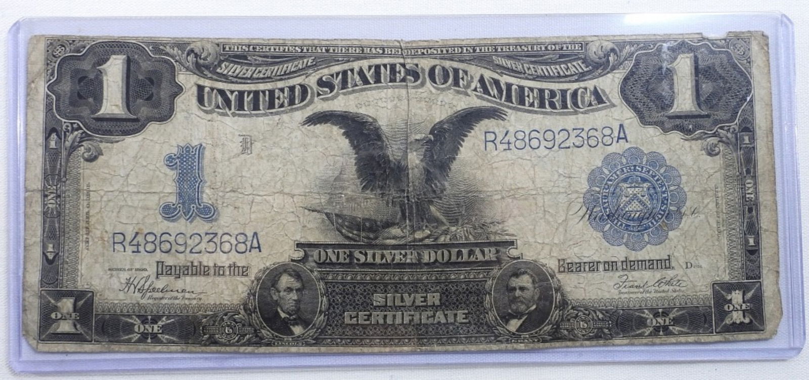 1899 $1 Silver Certificate Black Eagle Note (1 of 2)