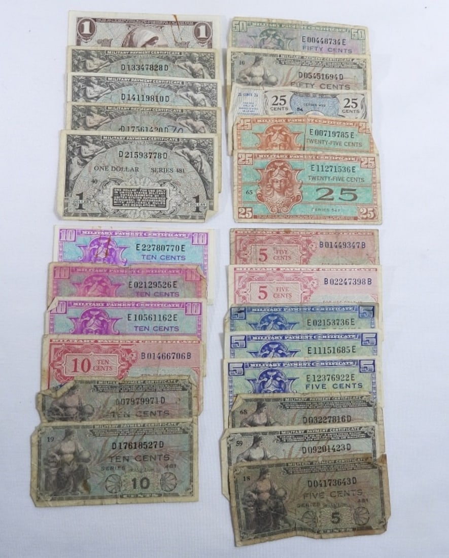 U.S. Military Payment Certificates (1 of 9)