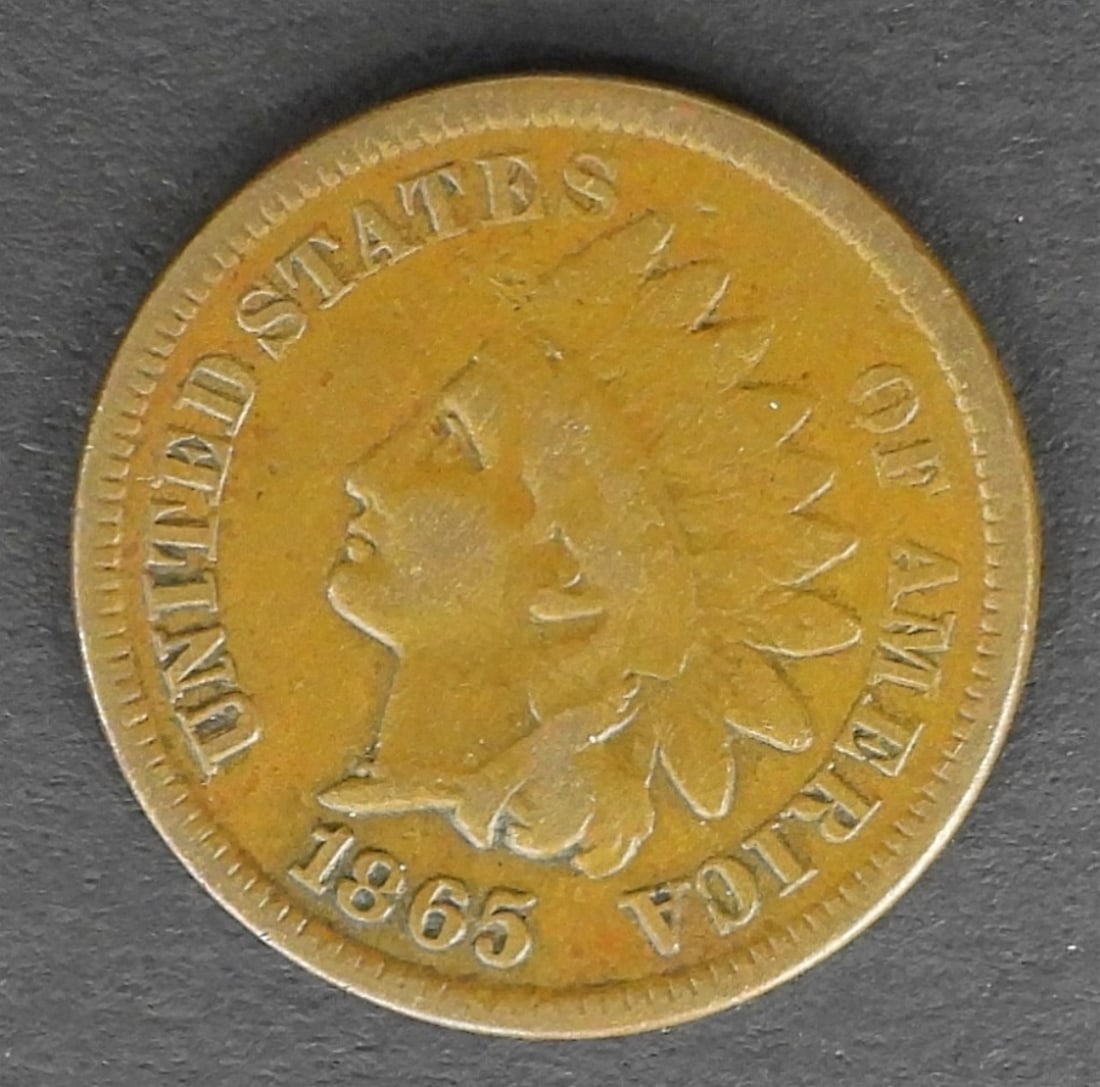 1865- Indian Head Bronze (1 of 2)