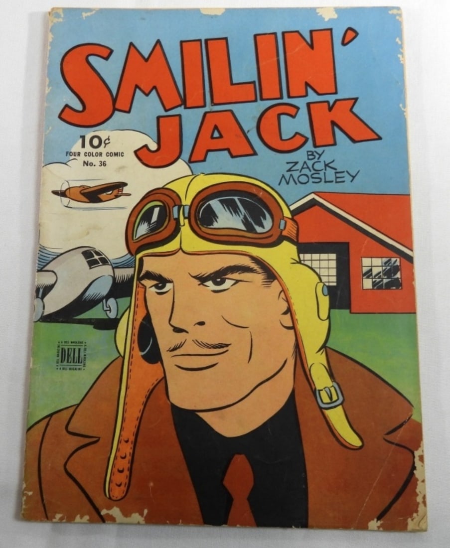 Smilin' Jack #36 By Zack Mosley "RARE": VG some wear on the cover, but overall in great shape