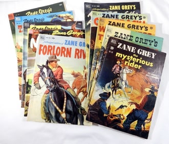 10 Dell, Zane Grey 10 Cent Comic Books