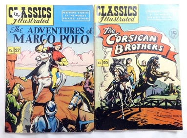 2 Classics Illustrated Comics - Fine Condition