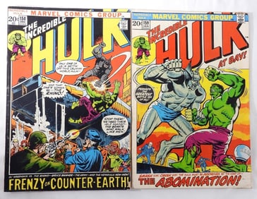 Marvel The Incredible Hulk #158 - 159