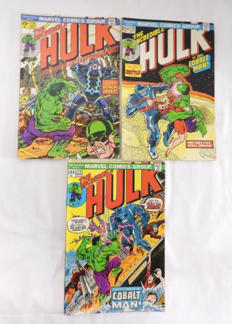 3 Marvel Incredible Hulk & Cobalt Man + (1 of 3)