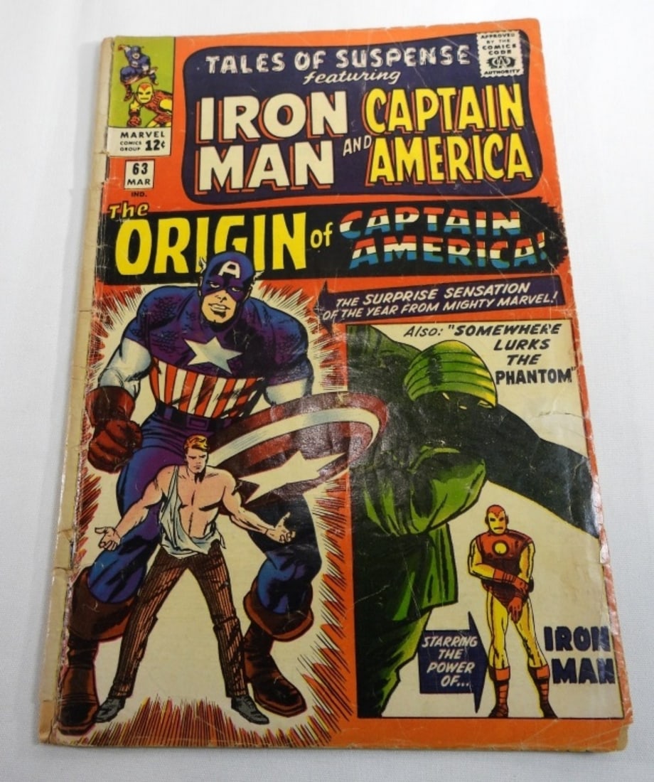 Marvel Tales Of Suspense: Fair/G Mar #63 Iron Man and Captain America: The Origin of Captain America!