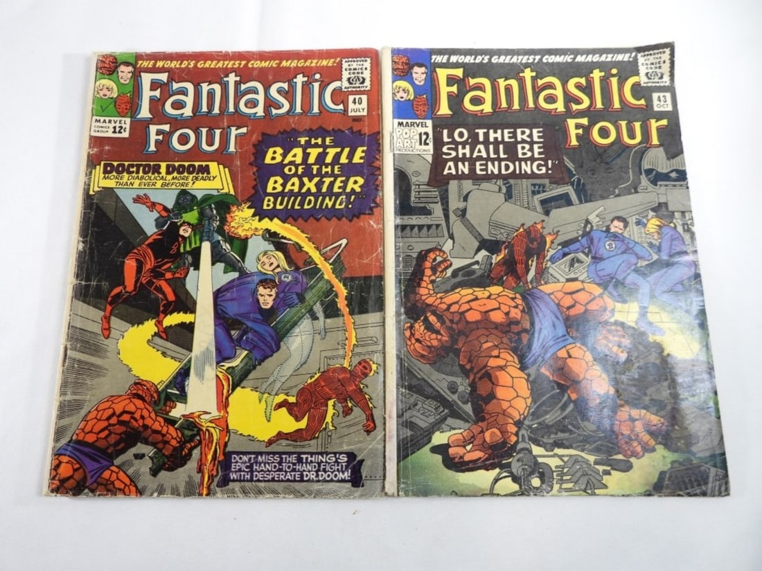 (2) 1965 Marvel Fantastic Four #40 and #43 (1 of 6)