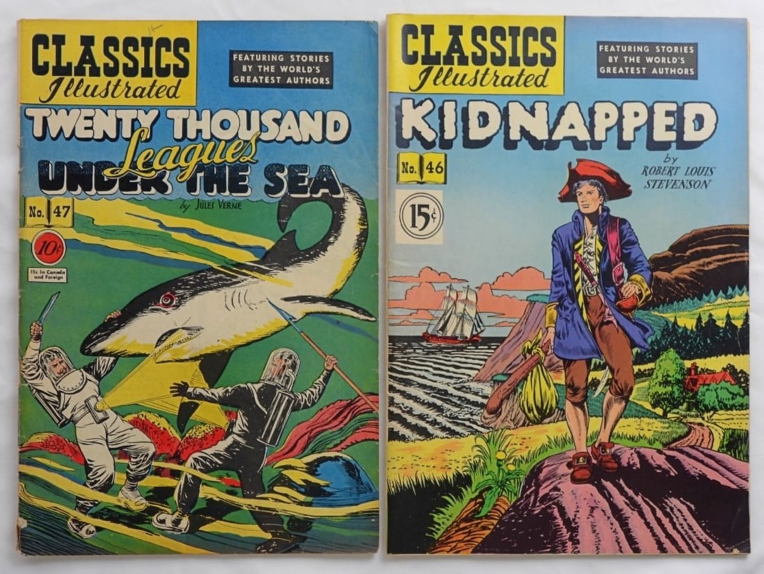 2 Classics Illustrated Twenty Thousand Leagues (1 of 5)