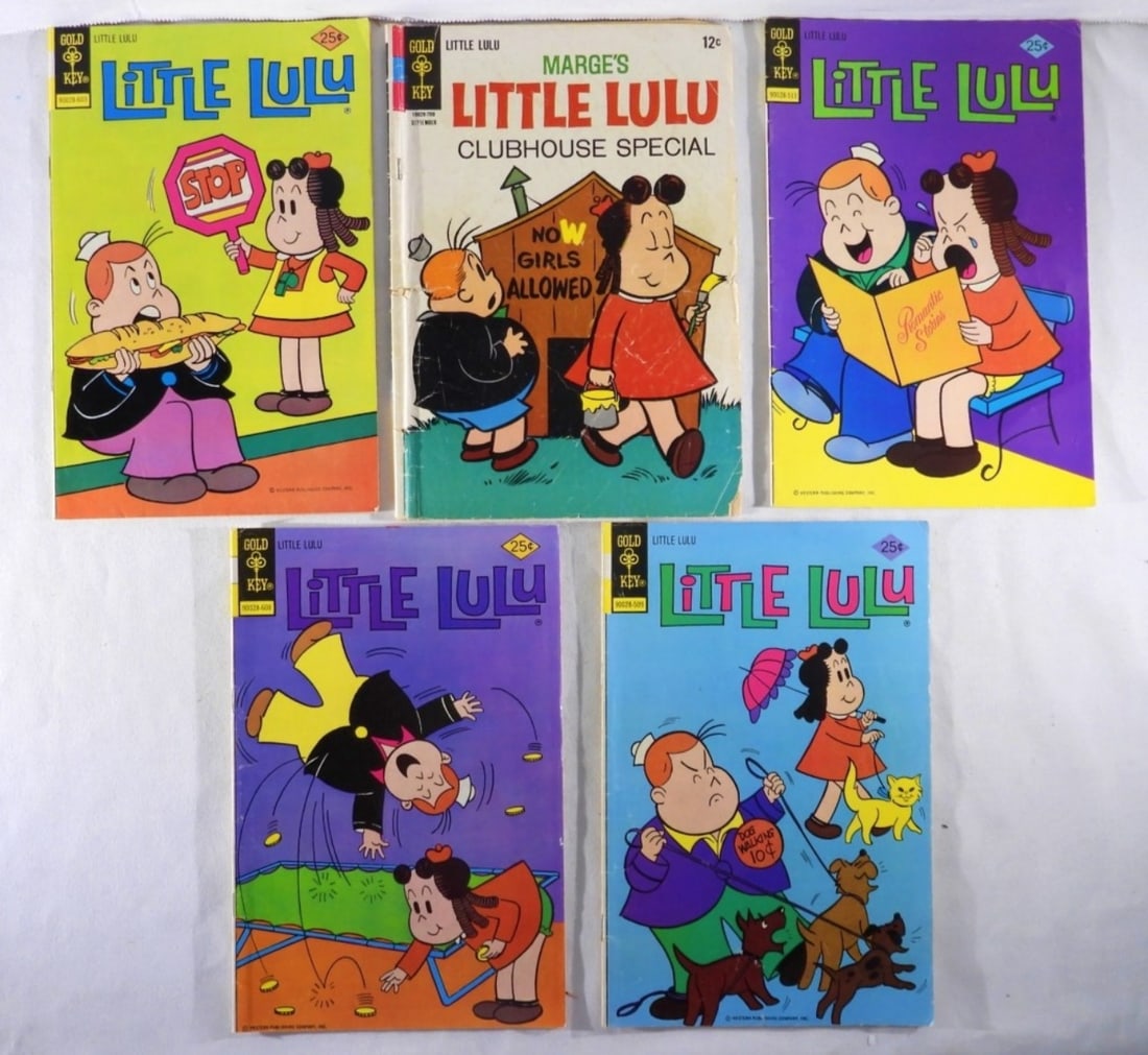 (5) Little Lulu 1967-76 Gold Key Comics (1 of 3)