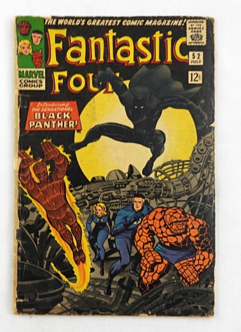 1966 Marvel Fantastic Four Black Panther #52 (1 of 3)