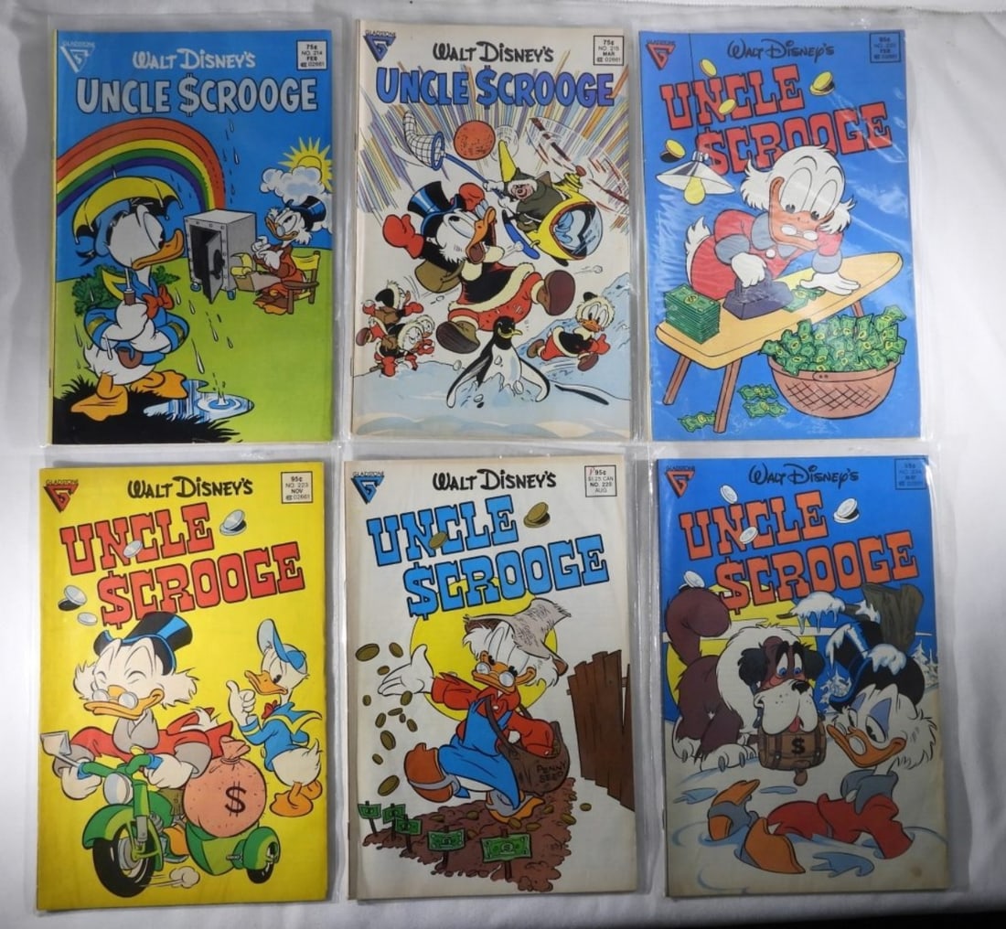 12 Gladstone Uncle Scrooge Comics (1 of 5)
