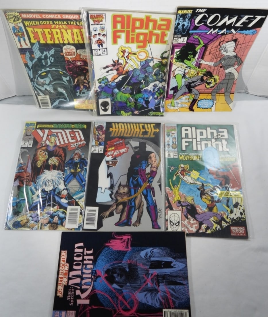 (7) Marvel Mixed Lot - Eternals, Alpha Flight + (1 of 3)